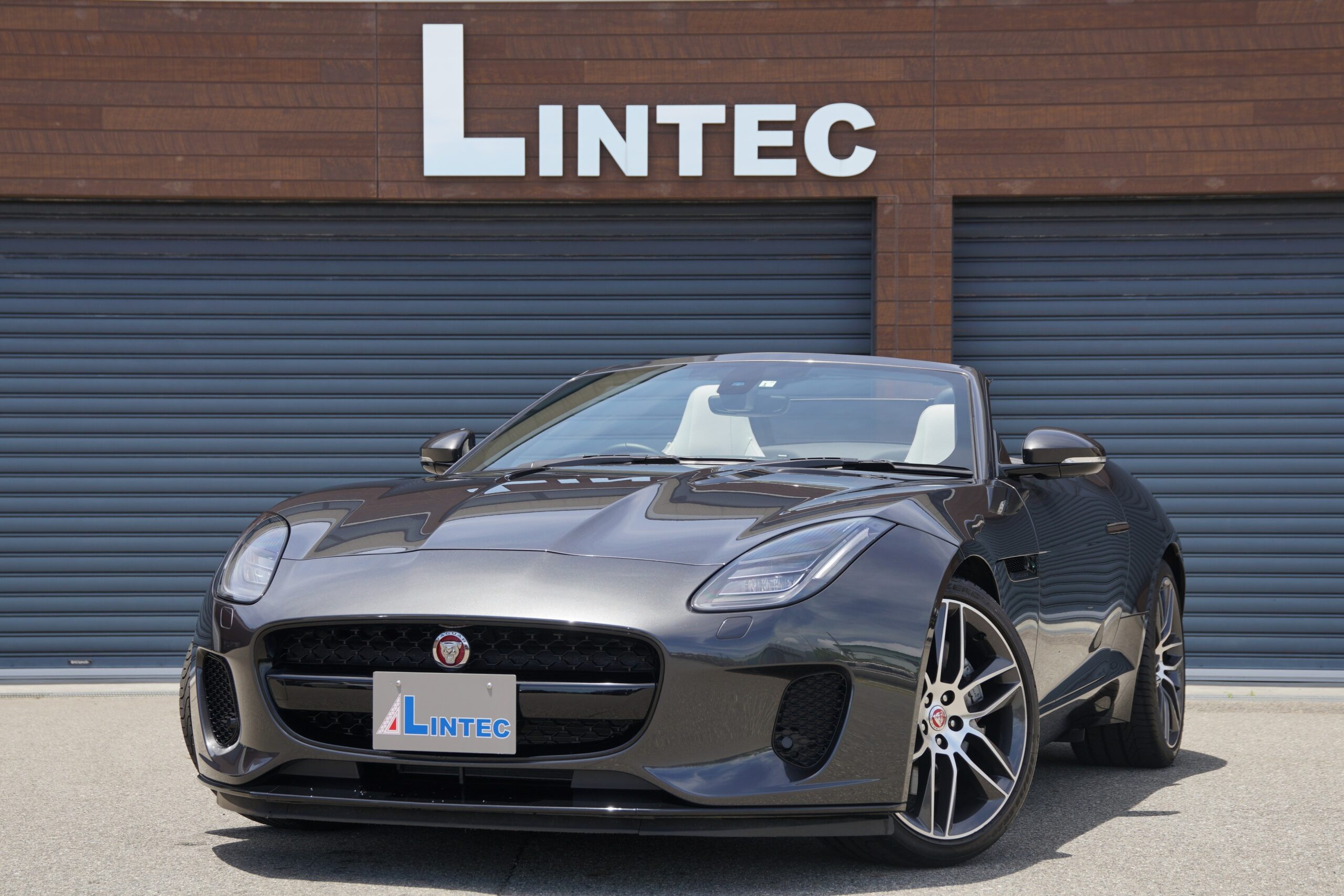 ジャガー Fタイプコンバーチブルrダイナミック 3 0l P340 エクステリアブラックパック メリディアン アイガーグレー 外車 輸入車の買取 販売 リンテック Lintec