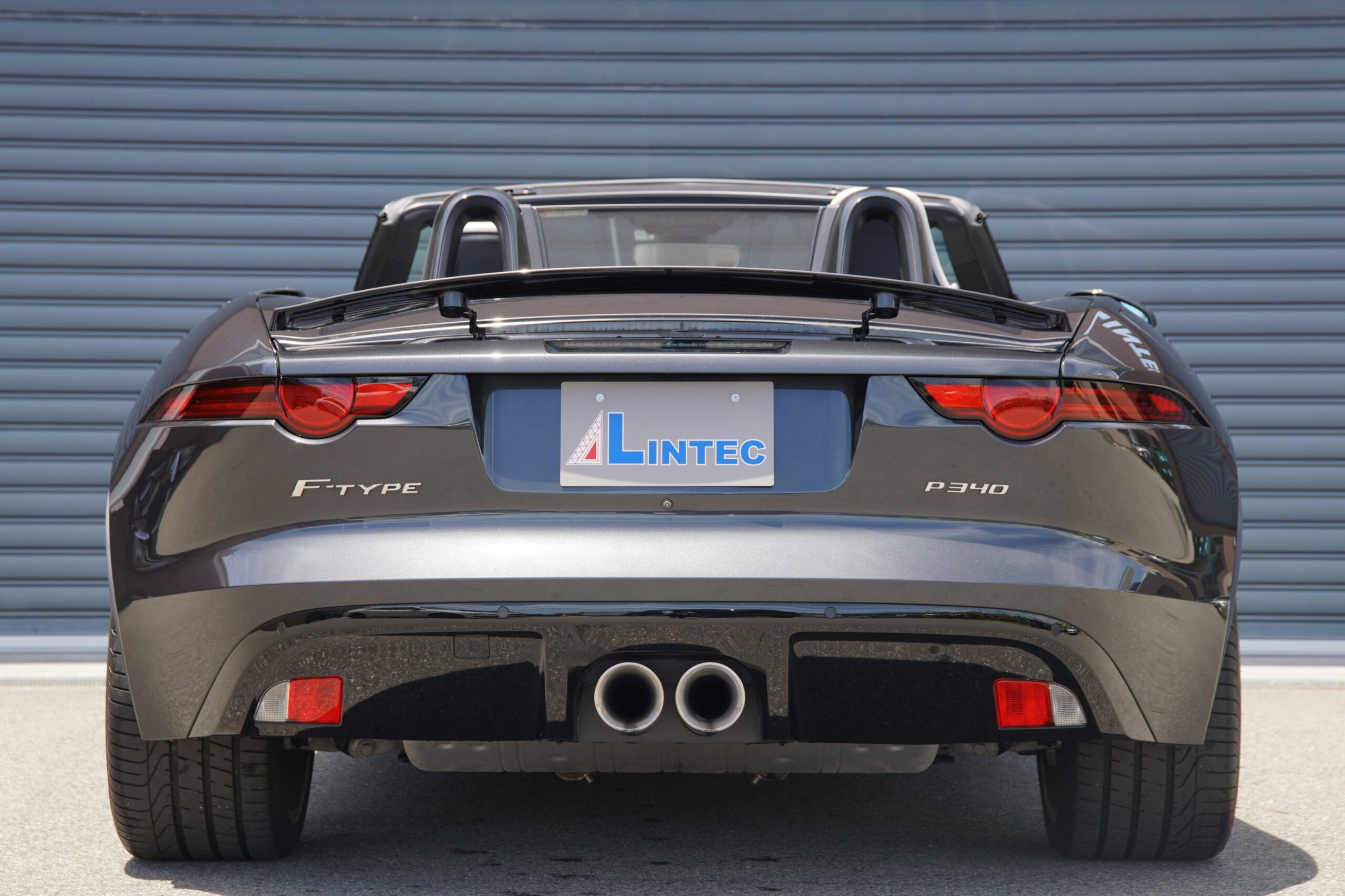 ジャガー Fタイプコンバーチブルrダイナミック 3 0l P340 エクステリアブラックパック メリディアン アイガーグレー 外車 輸入車の買取 販売 リンテック Lintec